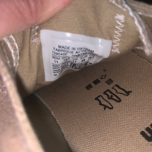 Converse CT brown canvas sneakers men’s size 11 - Picture 3 of 7